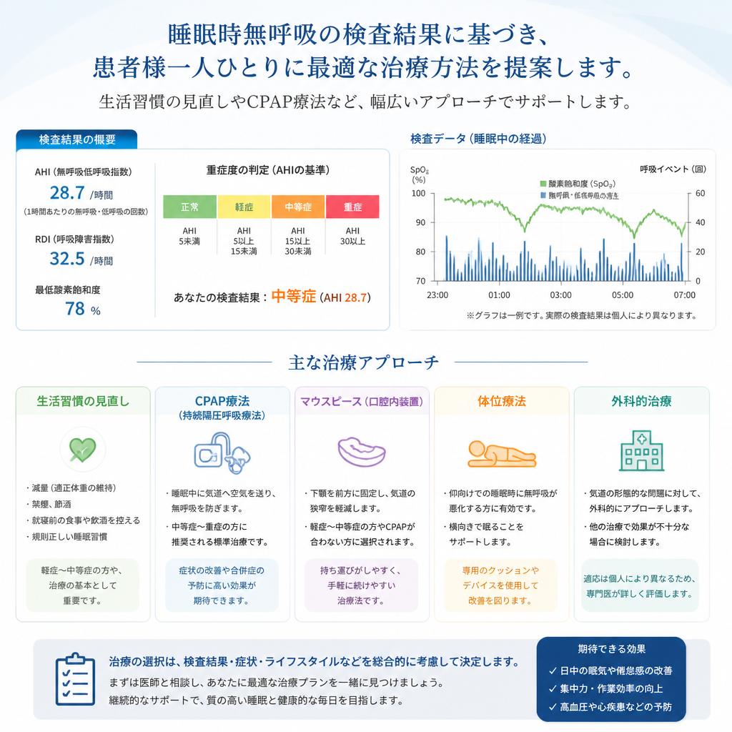 検査結果から考える適切な治療