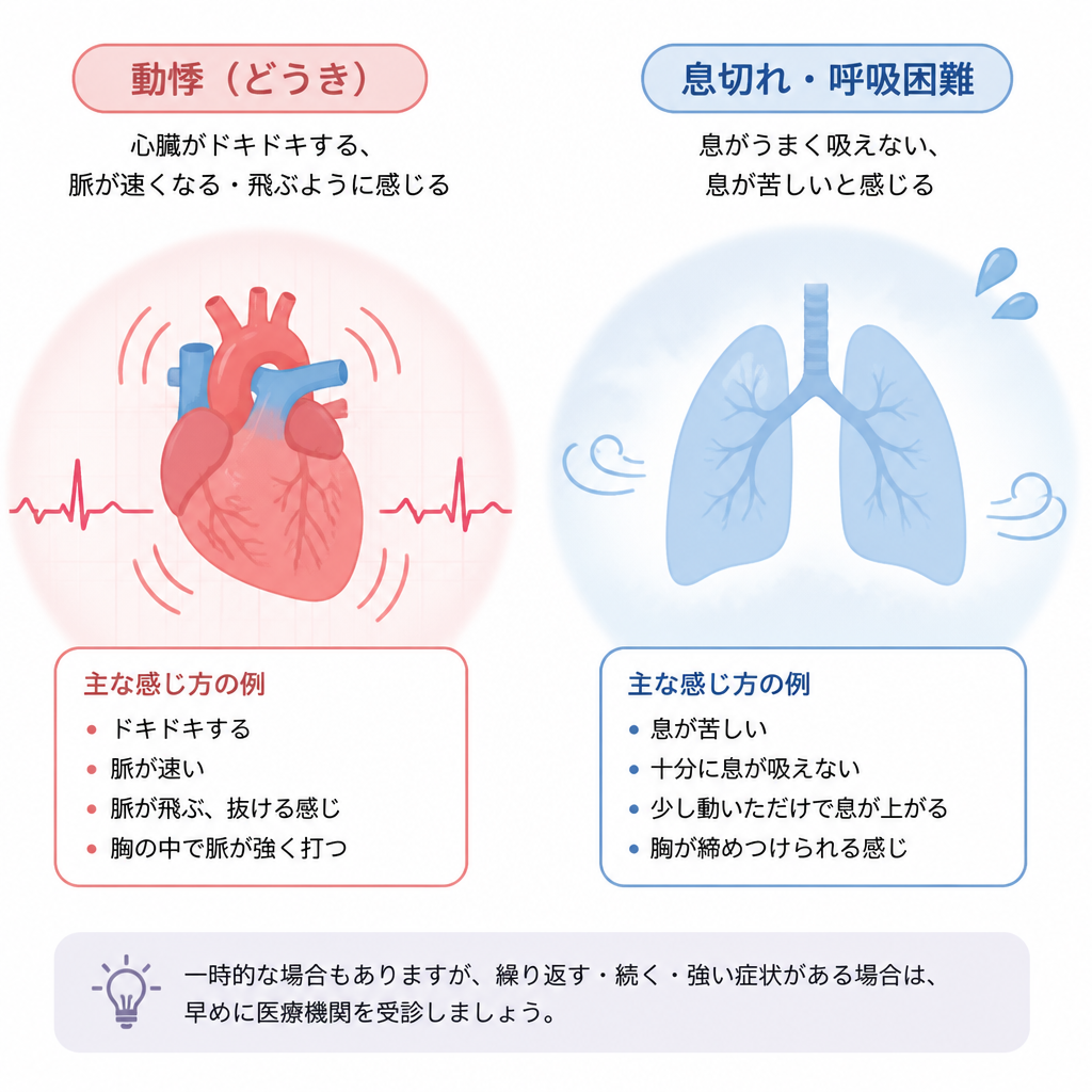 動悸や息切れを感じたら、荻窪の専門院へ！