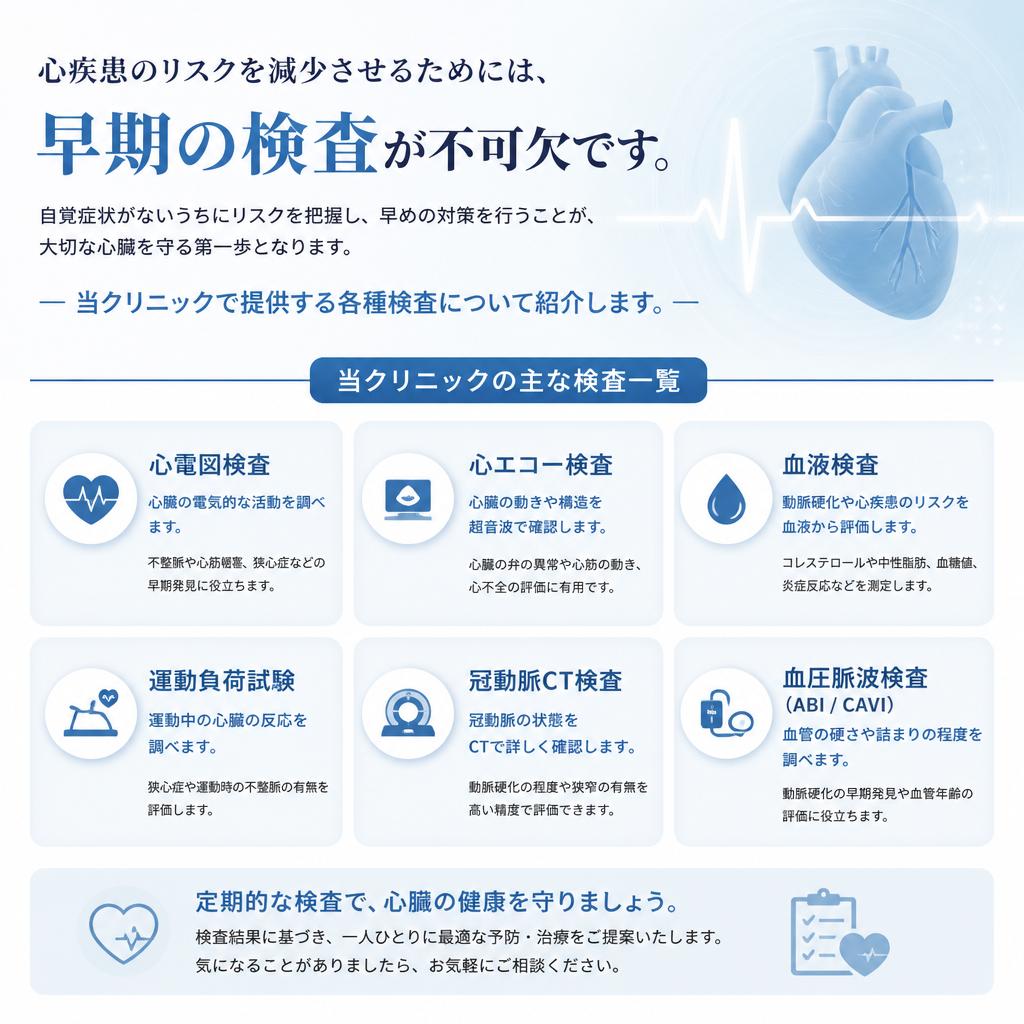 的確な検査で早期発見