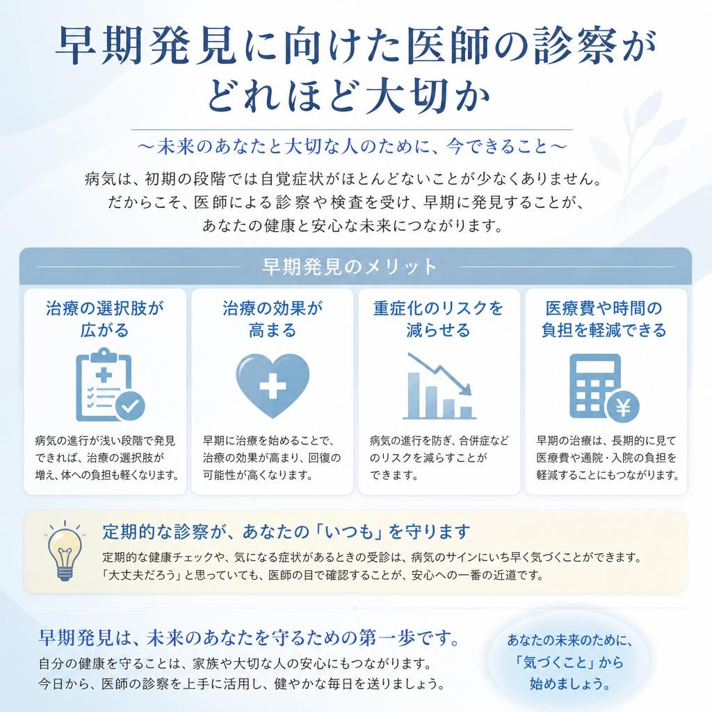 医師による診察の重要性